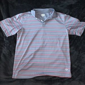 Red striped Callaway Golf Polo